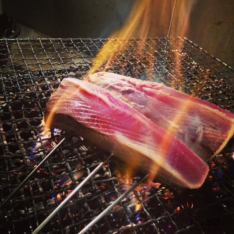 炙烤鲸鱼套餐【鯨の土佐たたき定食】